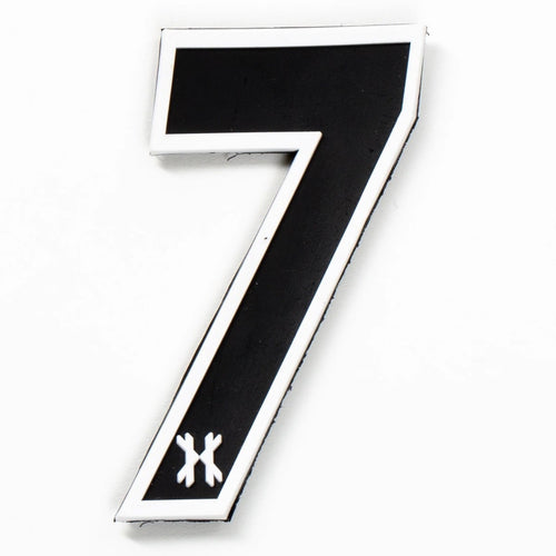 HK Rubber Number Patch - 7