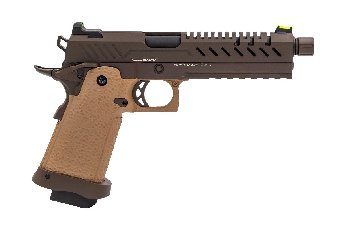 Vorsk Hi Capa 5.1 Pistol - Tan/Bronze