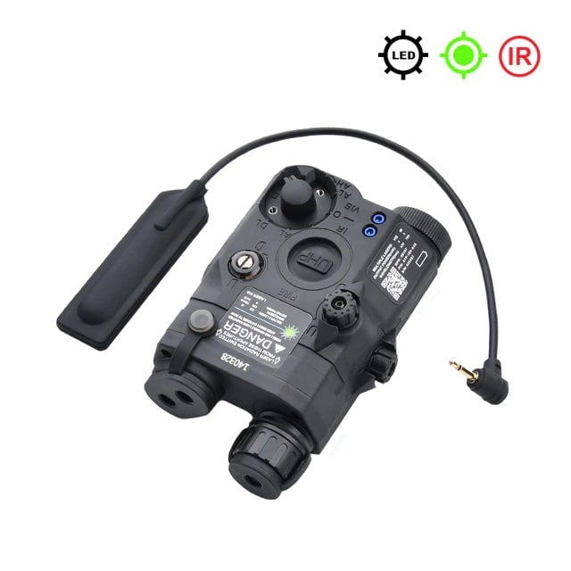 Rebel LA-PEQ-15 Red Laser/IR Laser/Flashlight - Black