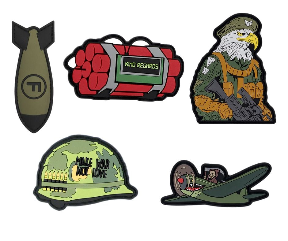 Buy Any 5 Patches, Get the Cheapest Free (Themed Packs)-War