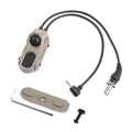 AN Double Port Pressure Switch (SF Plug & 2.5mm/3.5mm Jack)-Tan-2.5mm