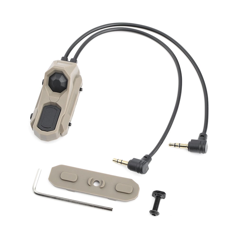 Rebel AN Double Port Pressure Switch (3.5mm) - Dark Earth