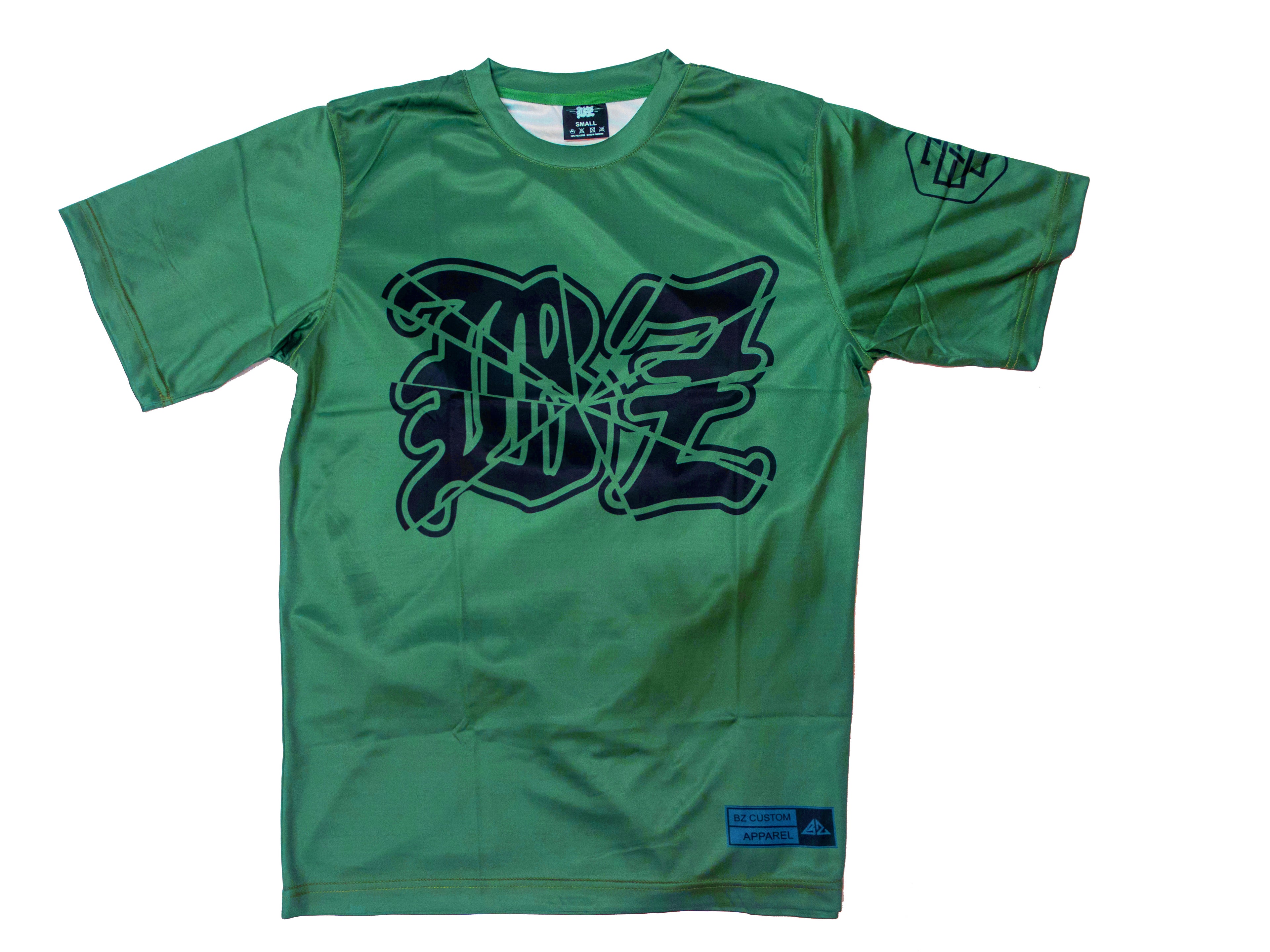 BZ 'Shattered' Dryfit - Olive/Black