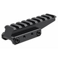 Rebel Aluminium FAST Optics Riser Mount Red Dot Rail Mount - Black