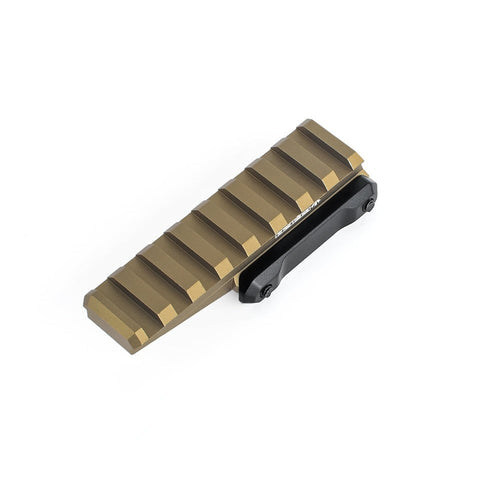 Rebel Aluminium FAST Optics Riser Mount Red Dot Rail Mount - Dark Earth