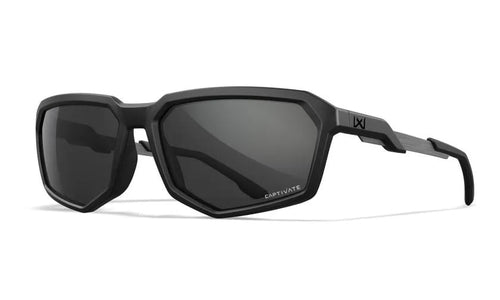 Wiley X RECON - Matt Black Frame - CAPTIVATE Polarized Grey Lens