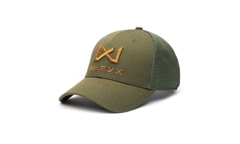 Wiley X Trucker Cap (WX Logo) - Olive
