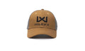 Wiley X Trucker Cap (WX Logo) - Tan/Grey/Black