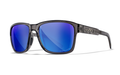 Wiley X TREK - Gloss Crystal Dark Grey Frame - CAPTIVATE Polarised Blue Mirror Lenses